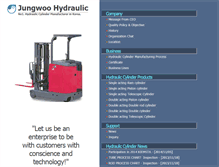 Tablet Screenshot of jwhydraulic.net